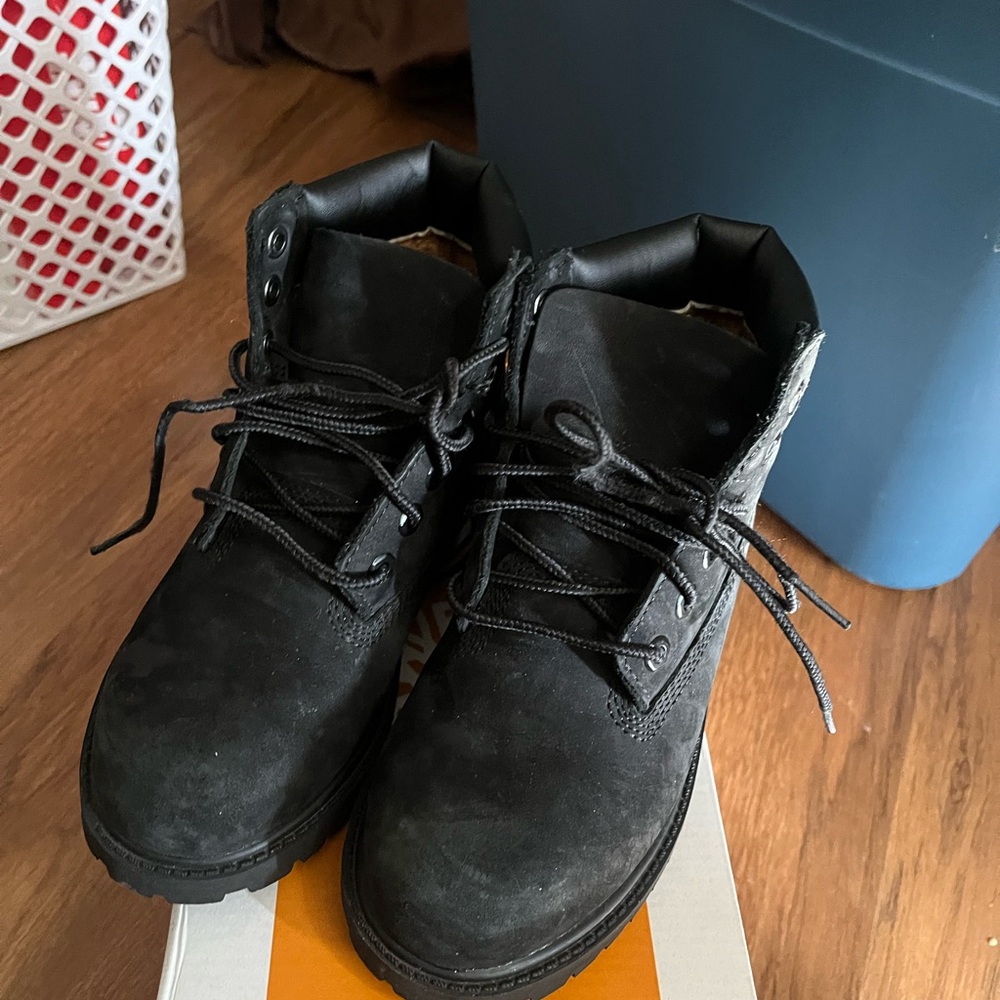 Timberland Black Kids Boots